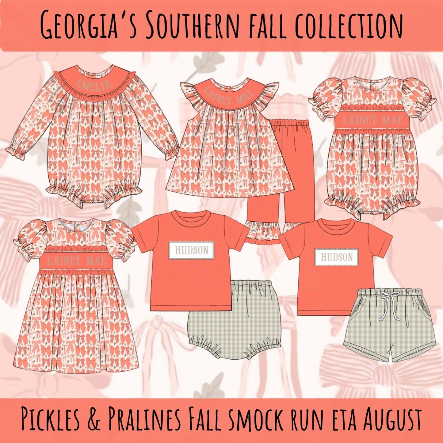 SMOCK PREORDER| GEORGIA'S SOUTHERN FALL COLLECTION eta End of August