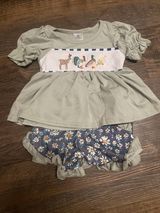 RTS SAGE GIRLS HUNTING SHORTS SET