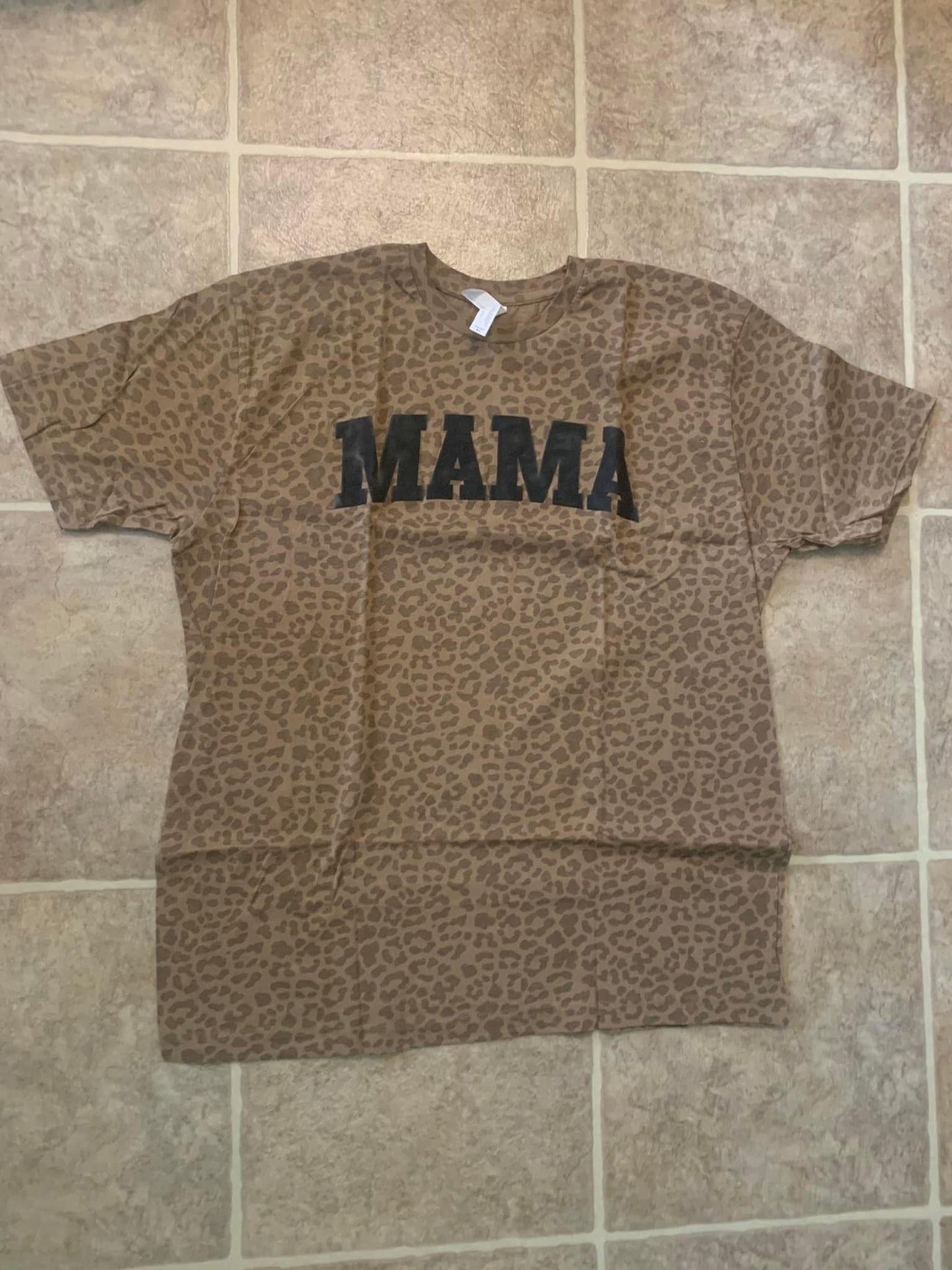 Mama leopard shirt