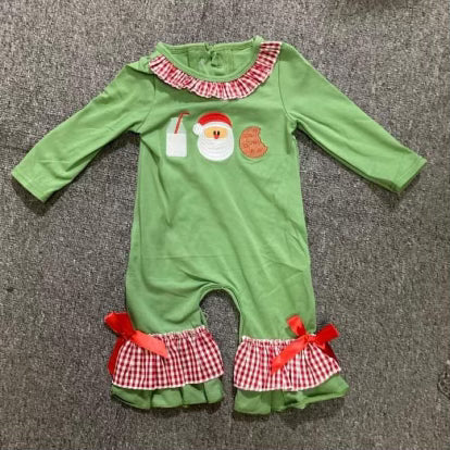 Santa’s favorite girl romper