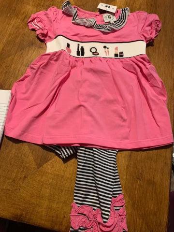 Smocked make up set