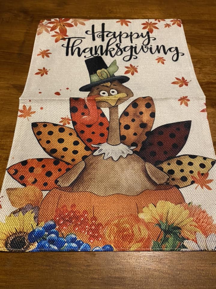 HAPPY THANKSGIVING FLAG