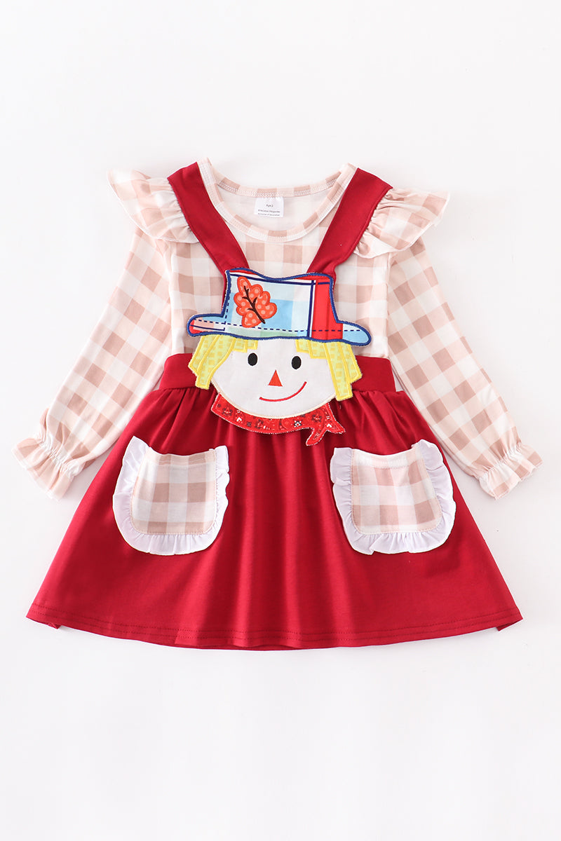 Scarecrow applique dress suit