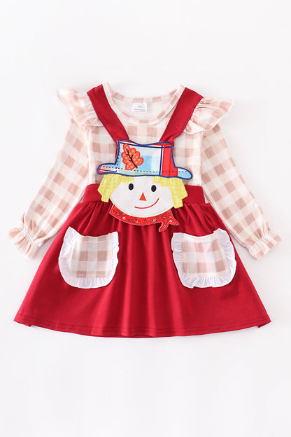 Scarecrow applique dress suit