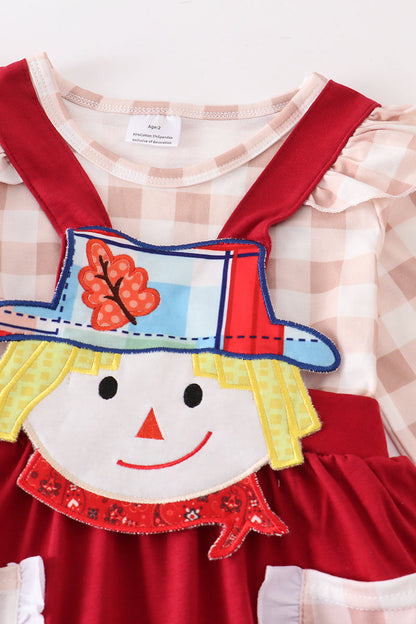 Scarecrow applique dress suit