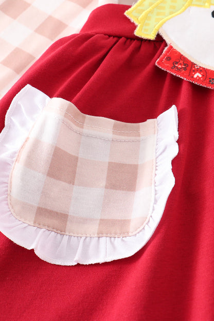 Scarecrow applique dress suit