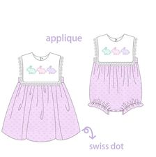 SWISS DOT PASTEL BUNNY COLLECTION