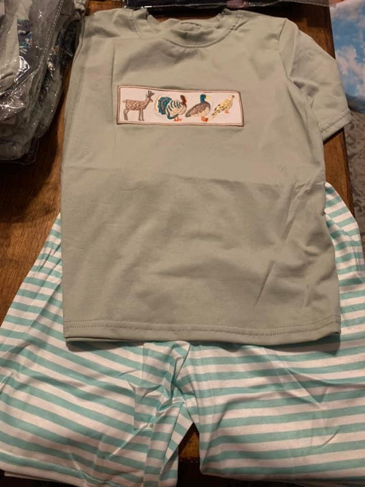 Sage Hunting Boys Set