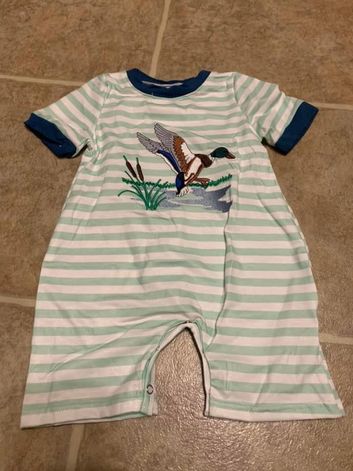 Mallard duck romper