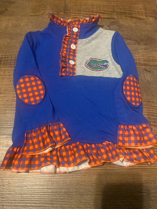 Gators ruffle pullover