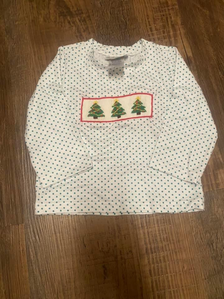 Smocked shirt