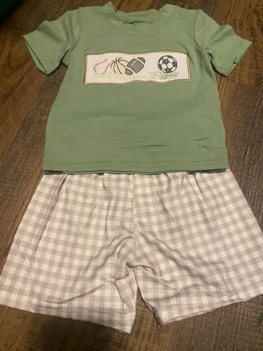 SPORTS EMBROIDERED SET