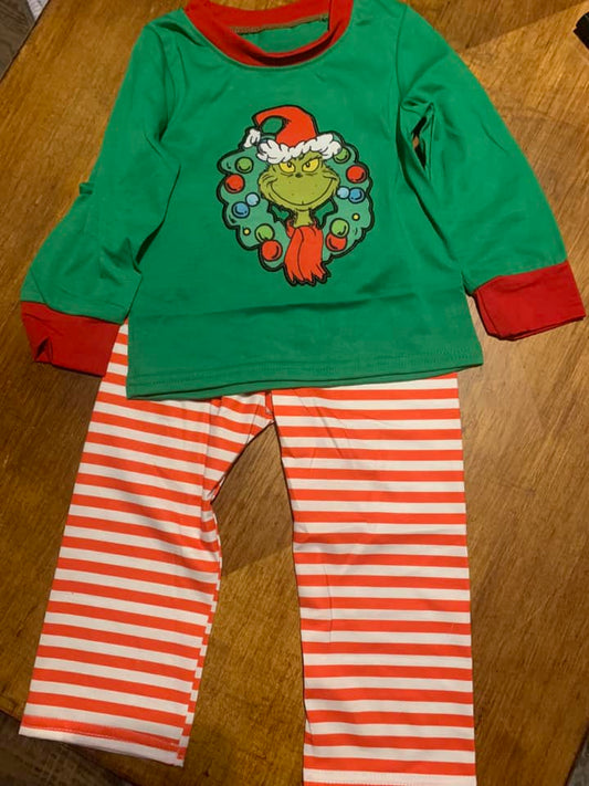Green Guy Pajamas Boys