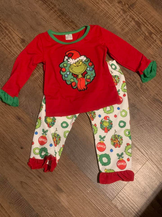Green Guy Pajamas Girls