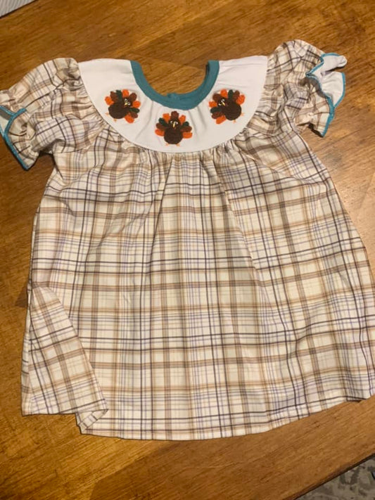 FRENCH KNOT TURKEY DRESS