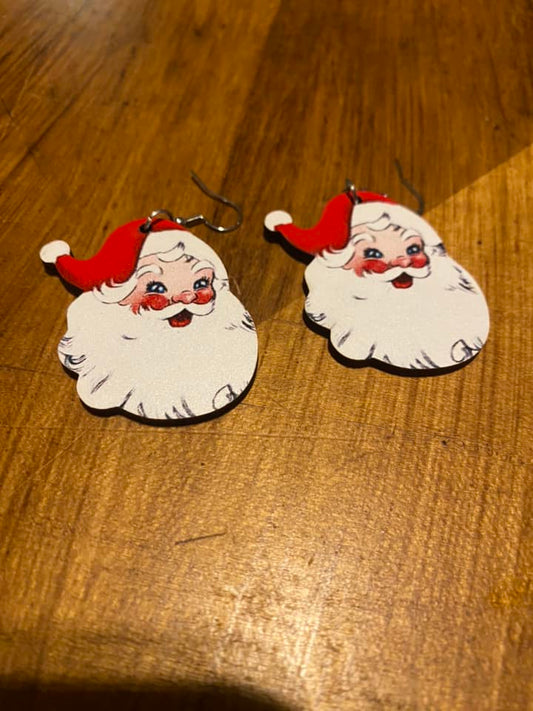 RED SANTA EARRINGS