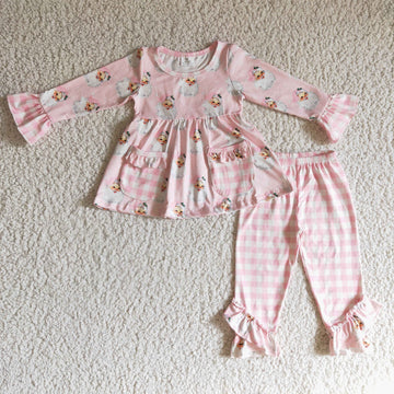 PINK SANTA RUFFLE SET ETA NOVEMBER